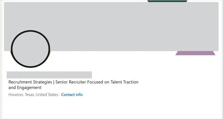 LinkedIn headline example 