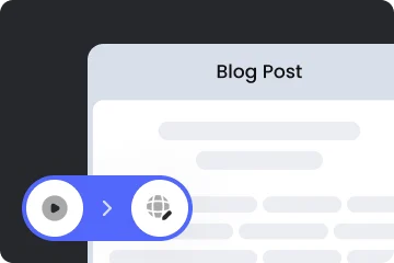 Video-to-Blog