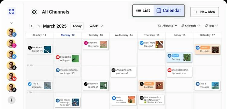Buffer social media scheduler and planner
