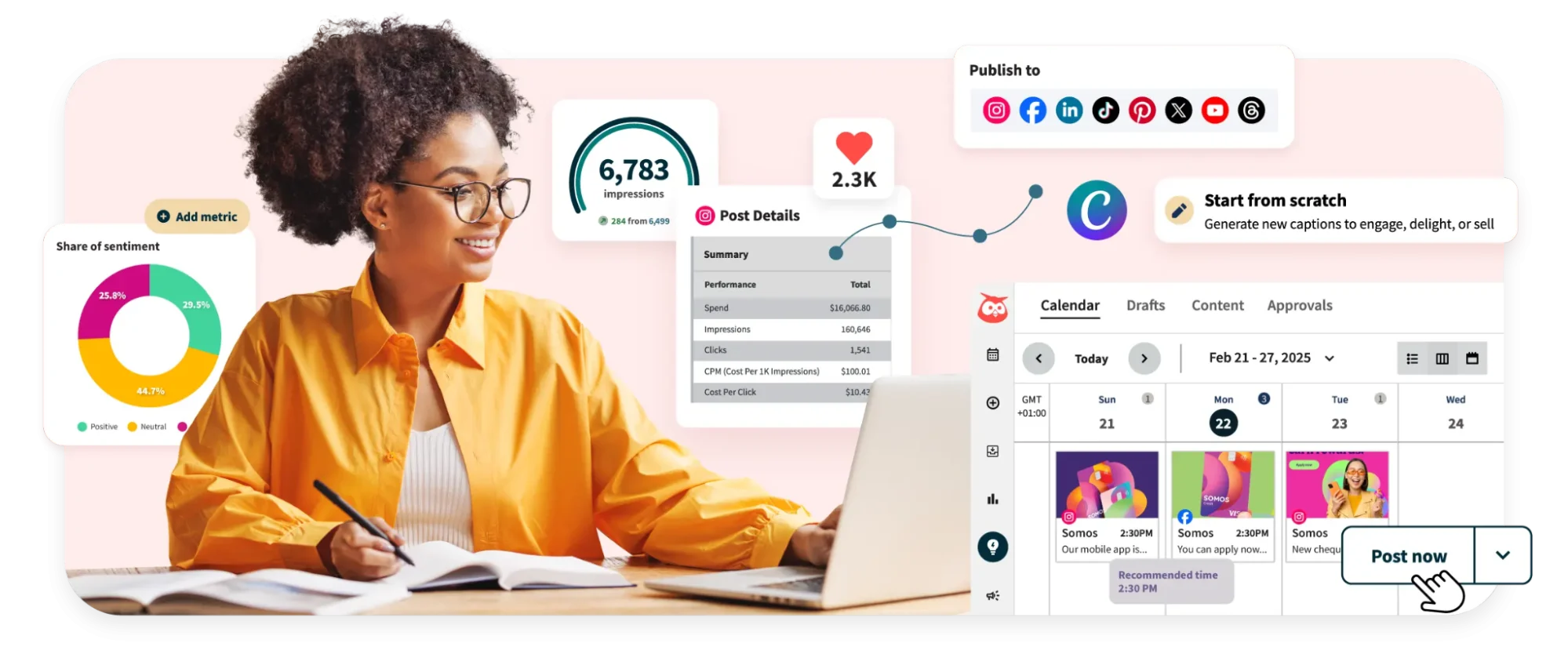 Hootsuite home page
