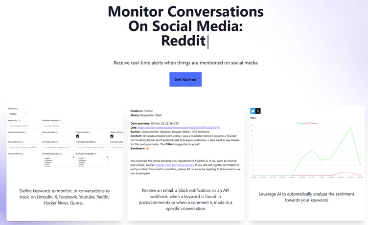 KWatch.io home page