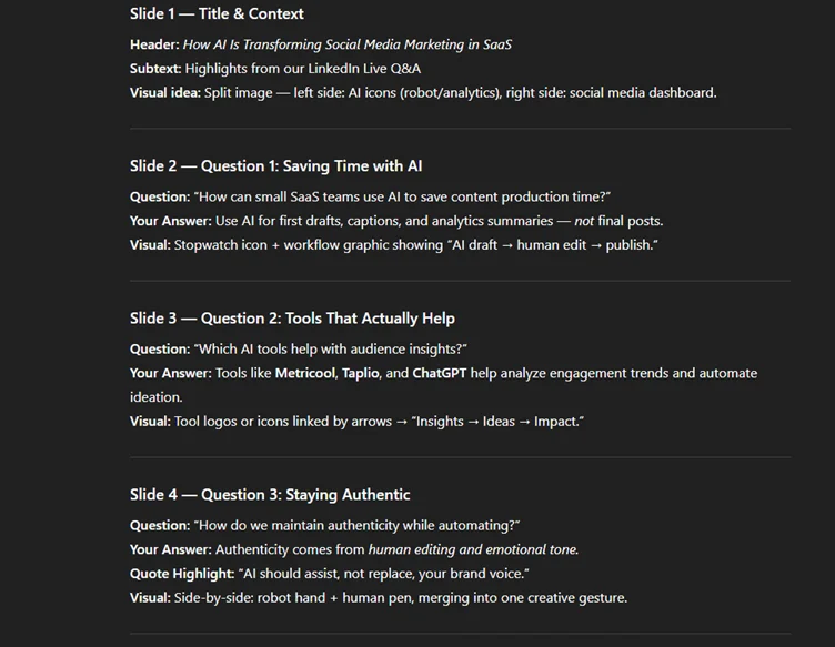 Live Q&A recap & slide deck