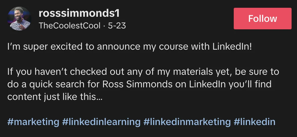 Strategic Hashtag Placement