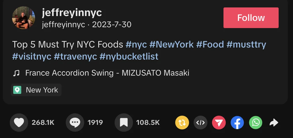 Using Location-Specific Hashtags