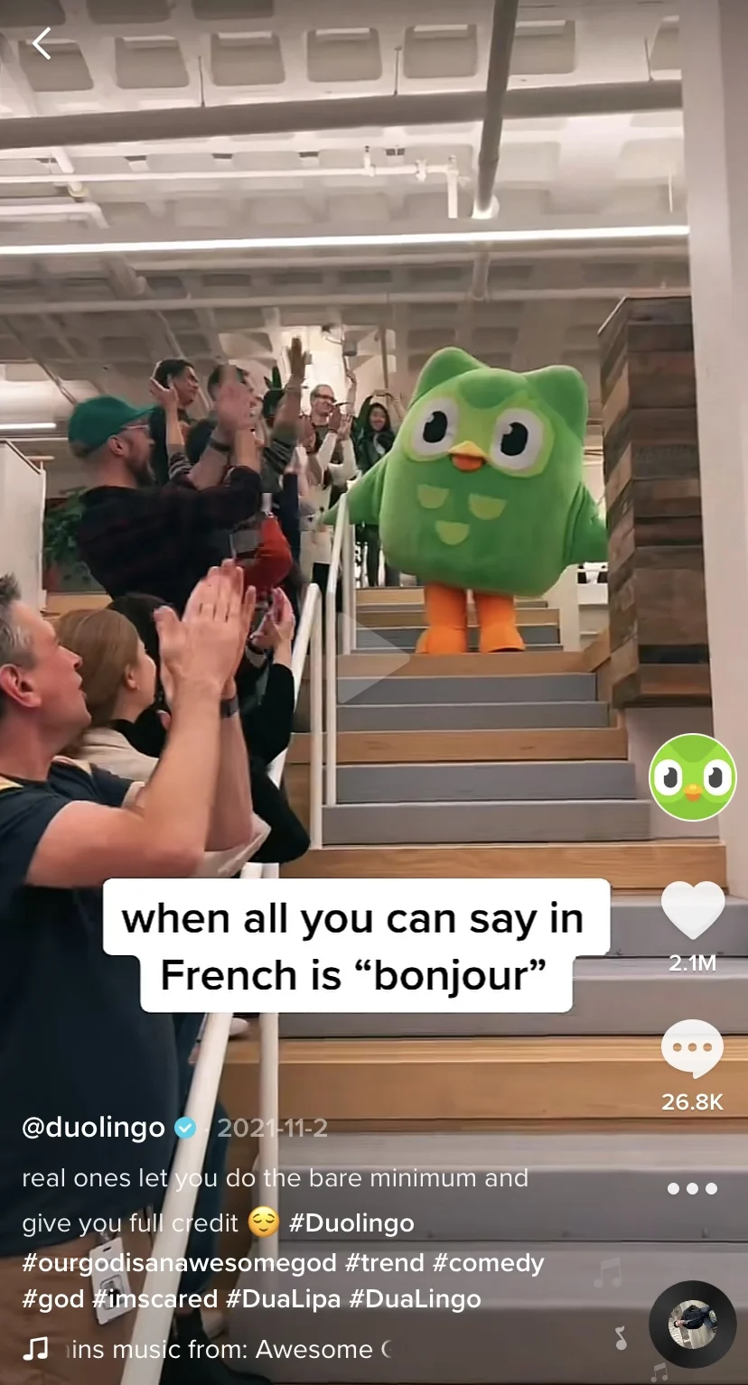How Duolingo succeeds on TikTok with content localization