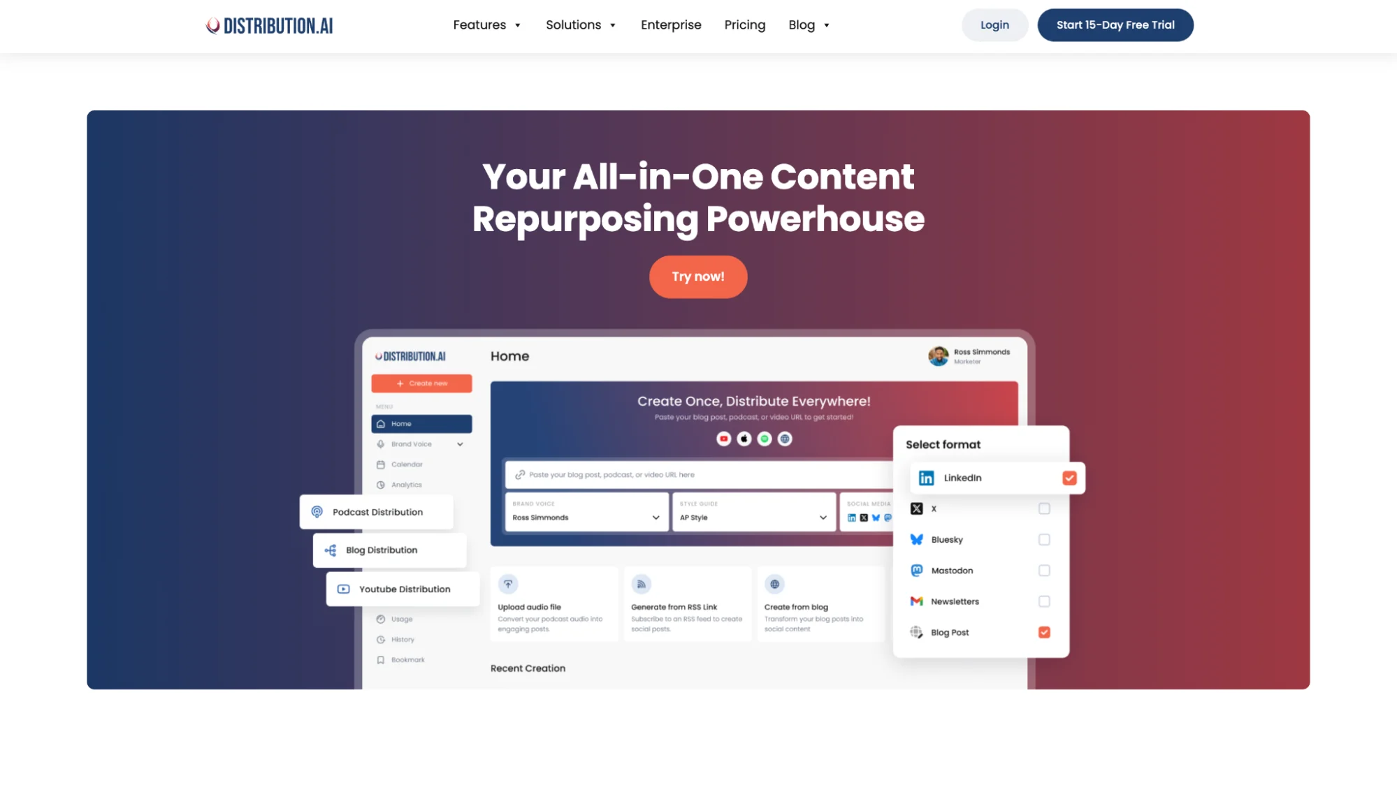 Distribution.ai - The best Buffer alternative