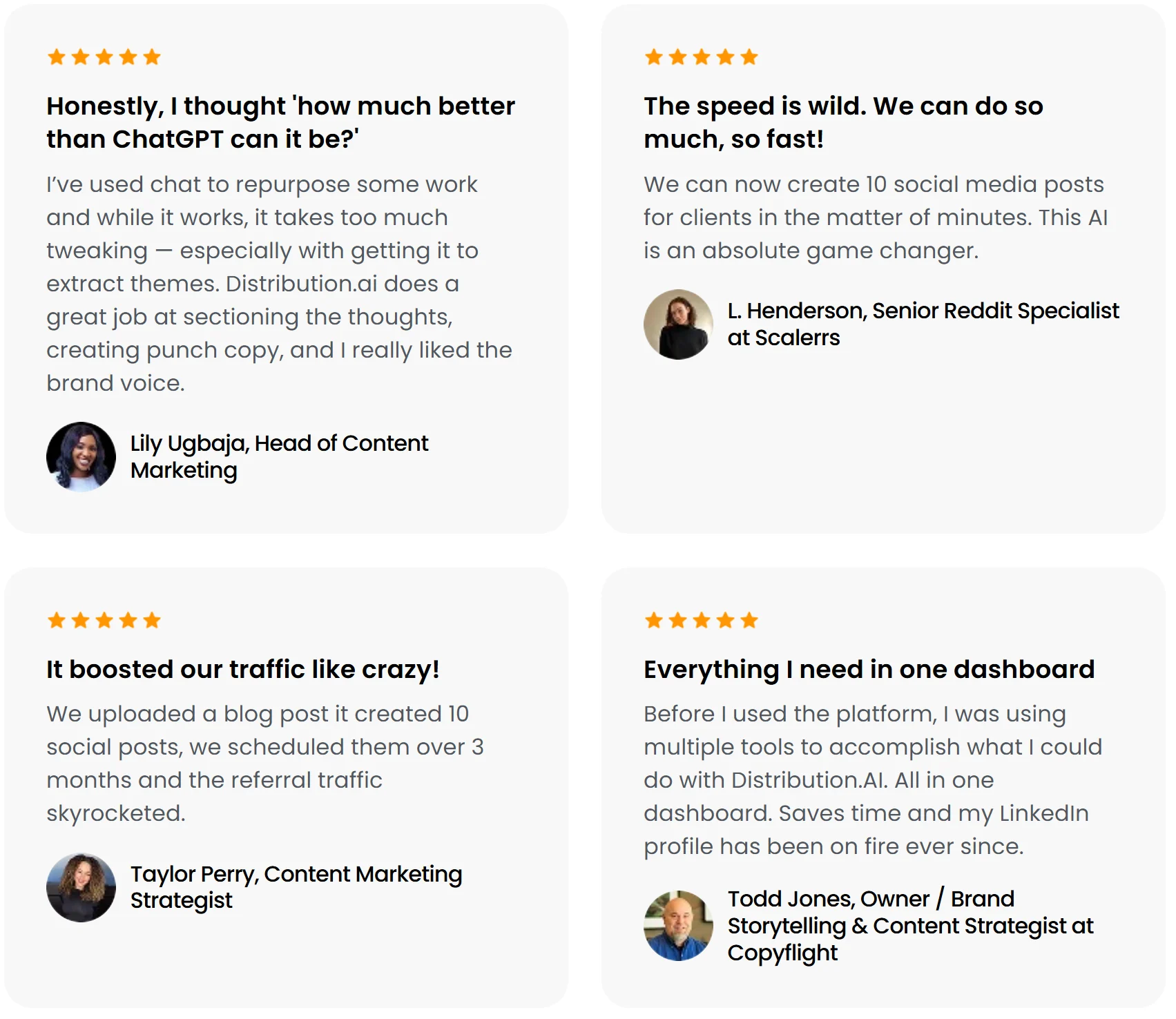 Distribution.ai customer reviews