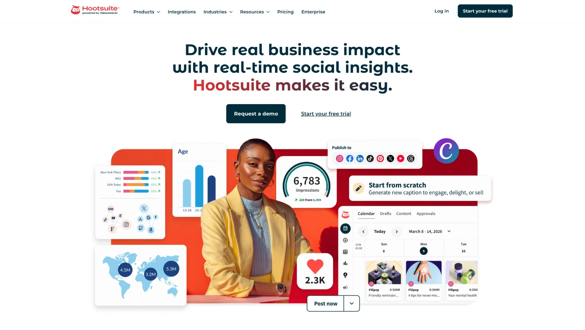 Hootsuite - Buffer alternative in 2026