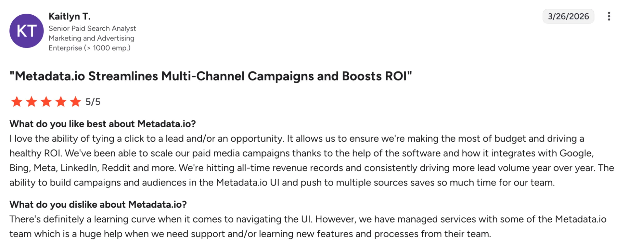 Metadata.io - Streamlines Multi-Channel Campaigns and Boosts ROI