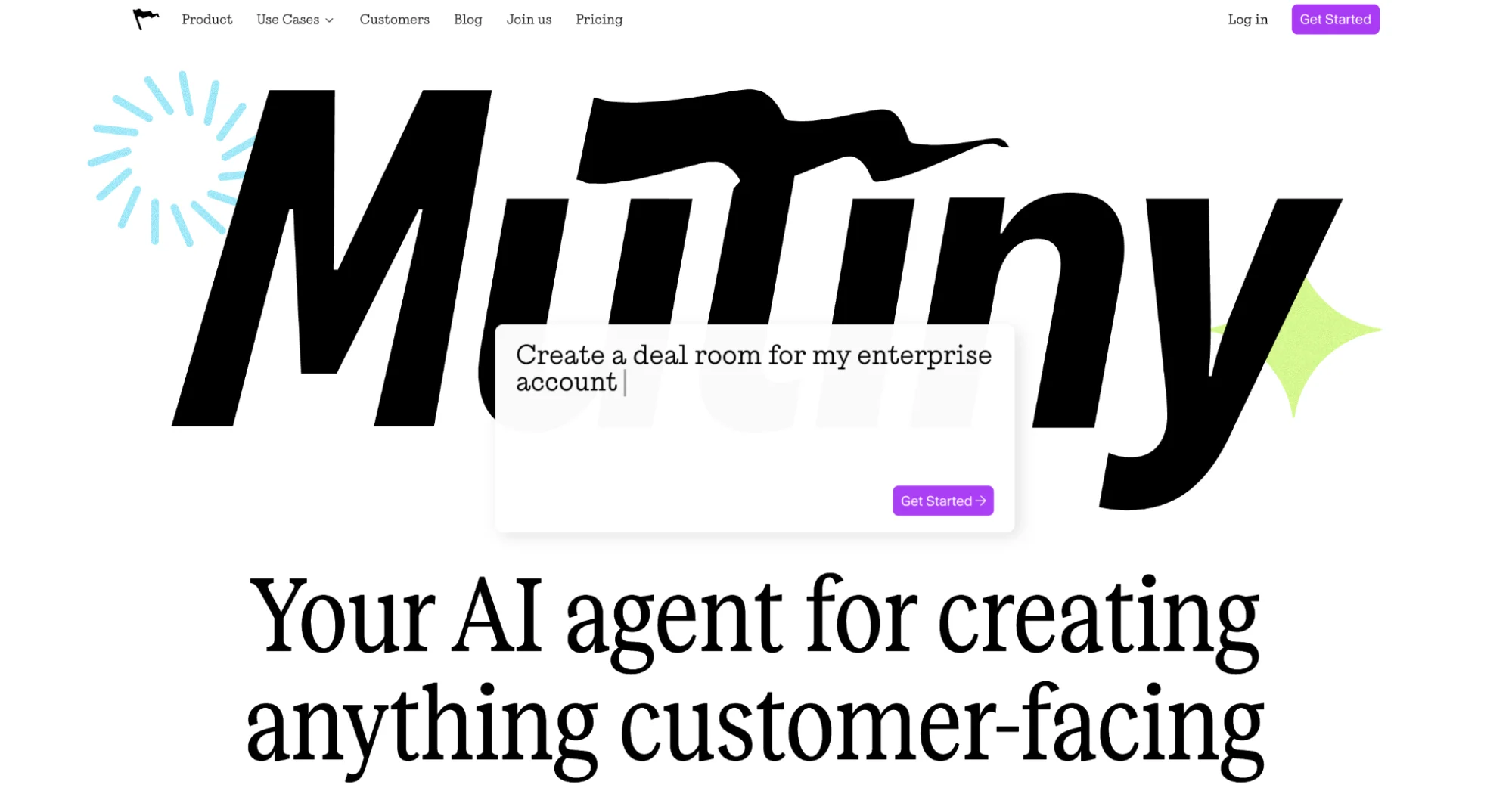 Mutiny homepage
