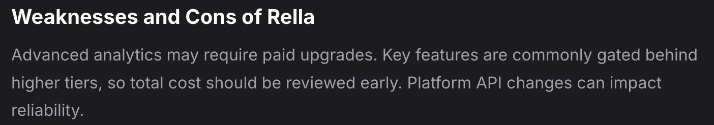 Negative review