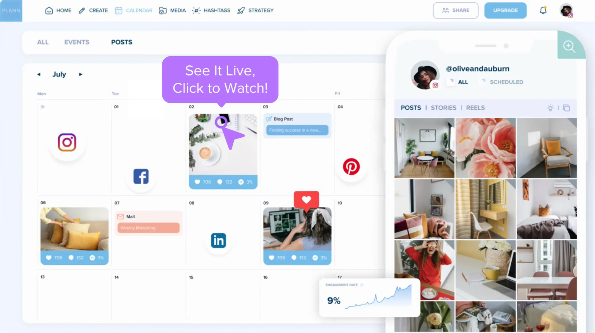 Plann's scheduling platform