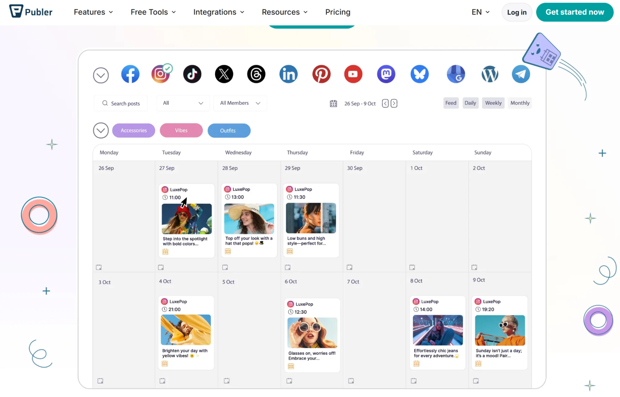 Publer scheduling too