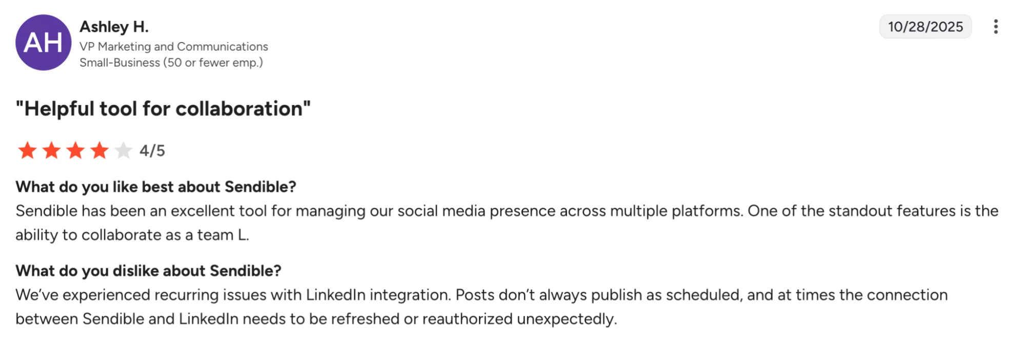 Sendible: Helpful tool for collaboration