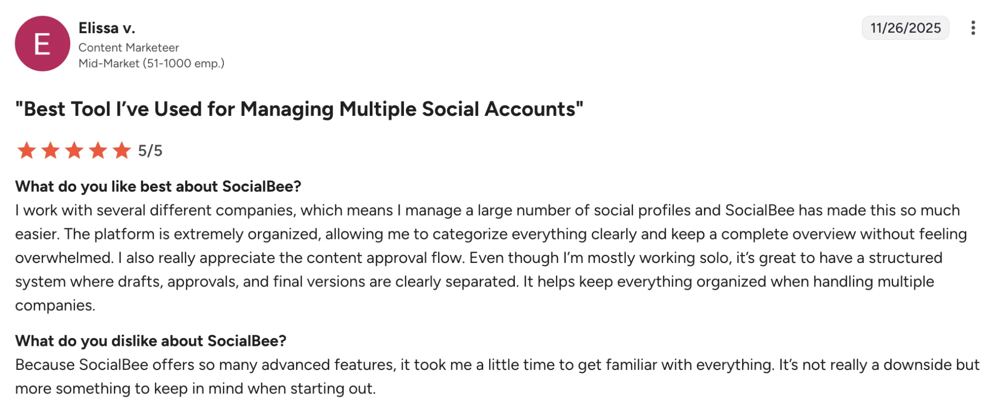 SocialBee - Best Tool I’ve Used for Managing Multiple Social Accounts