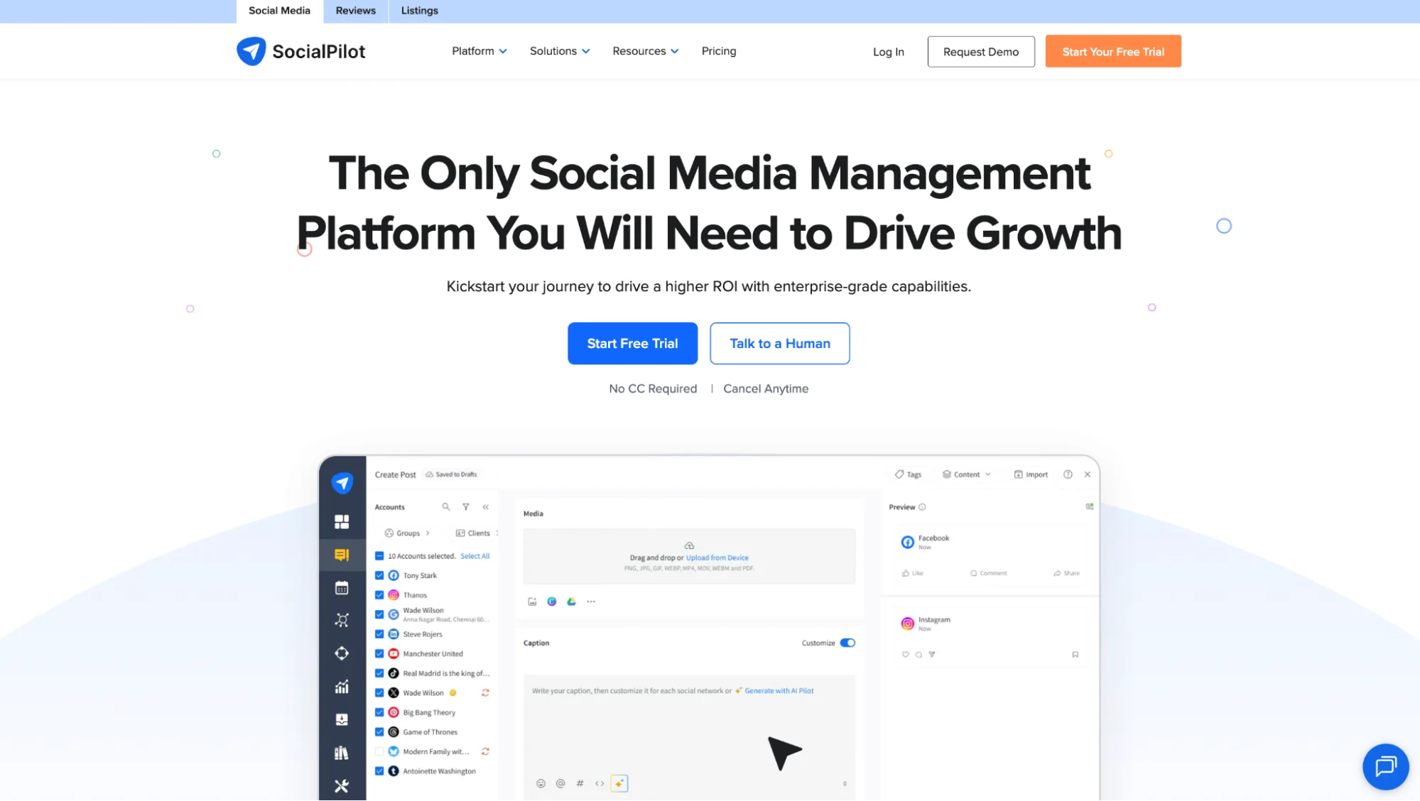 SocialPilot - Buffer alternative in 2026