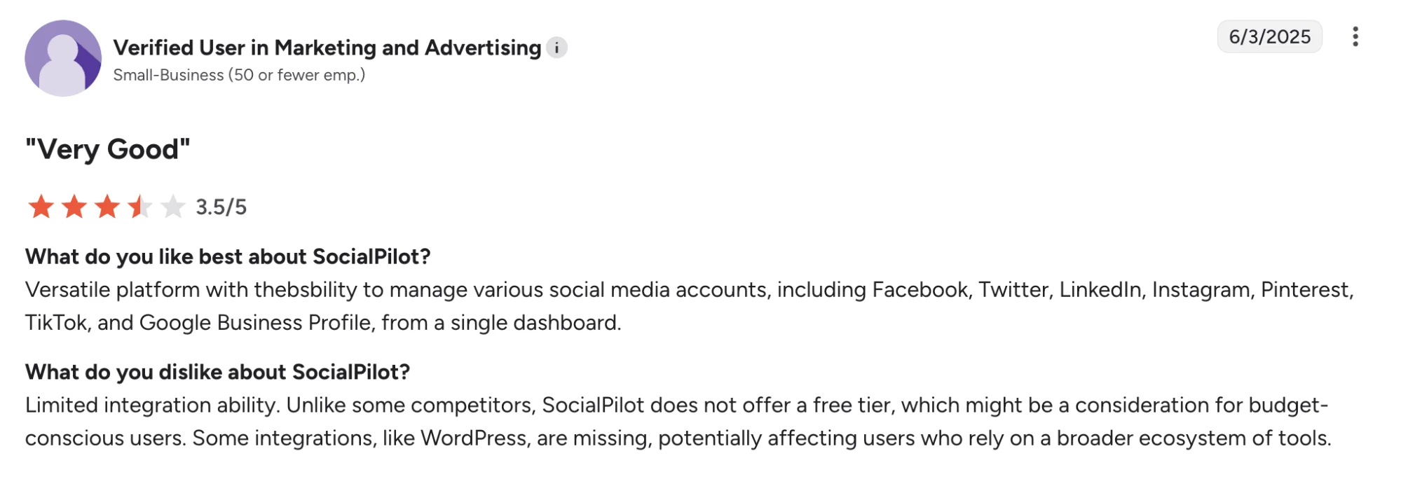 SocialPilot - Very good