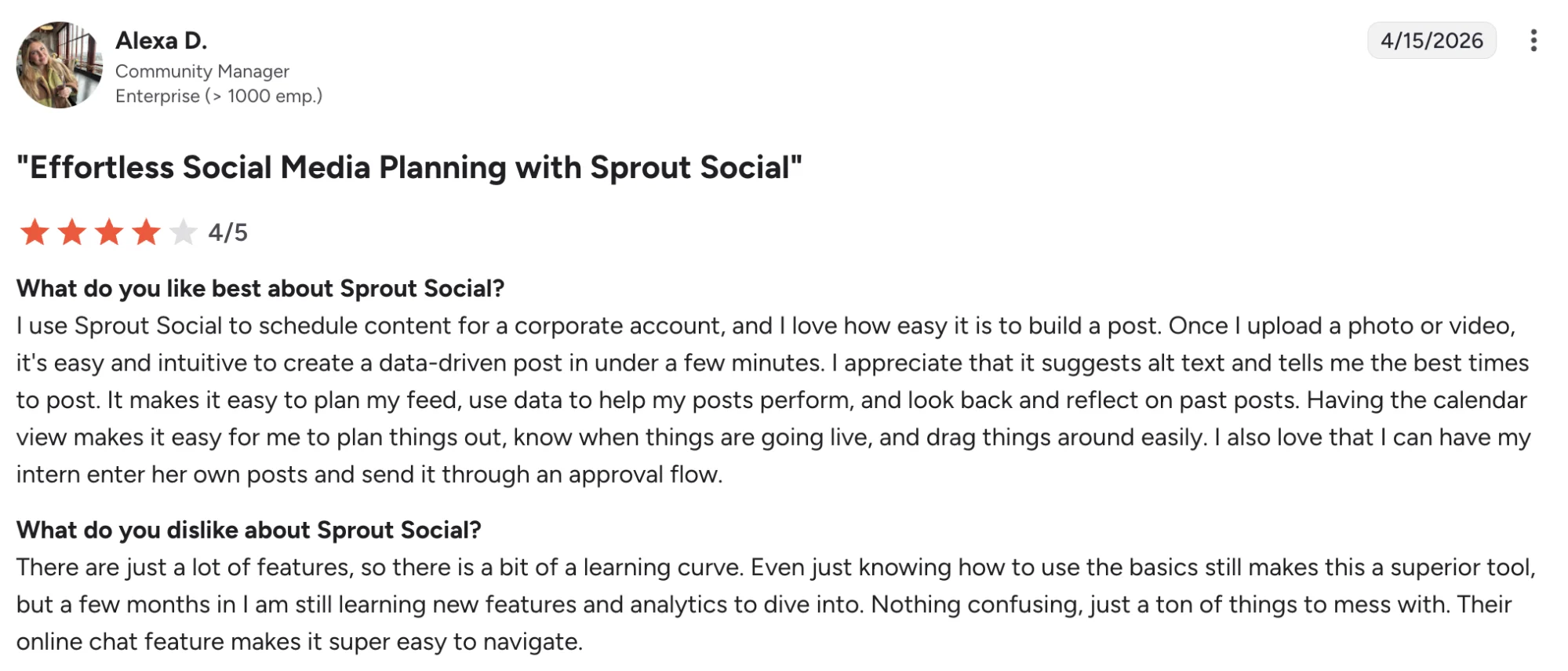 Sprout Social - Effortless Social Media Planning with Sprout Social