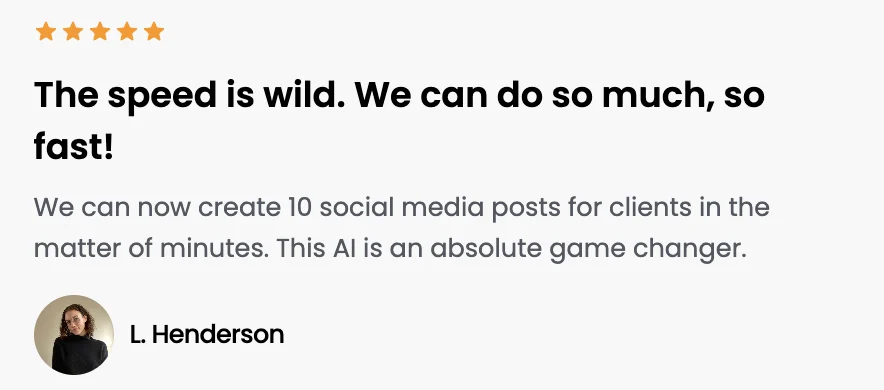 The speed in distribution.ai is great for users.