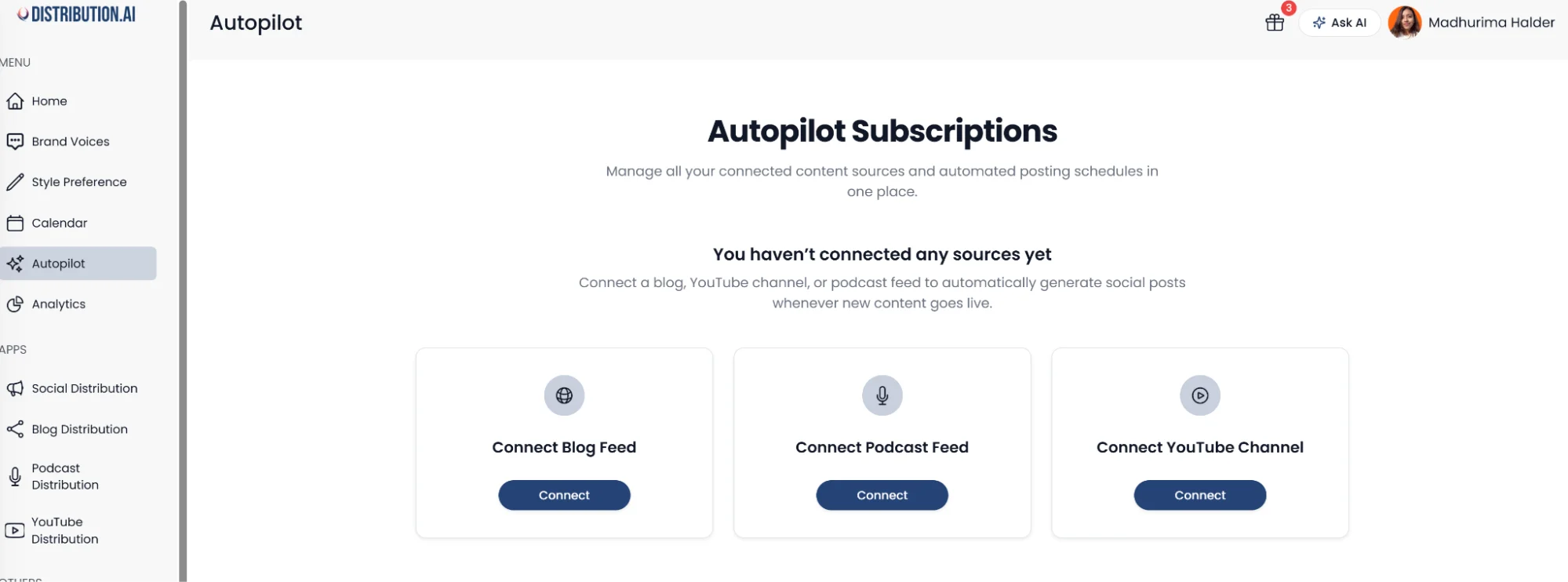 Distribution.ai’s repurposing Autopilots for different sources